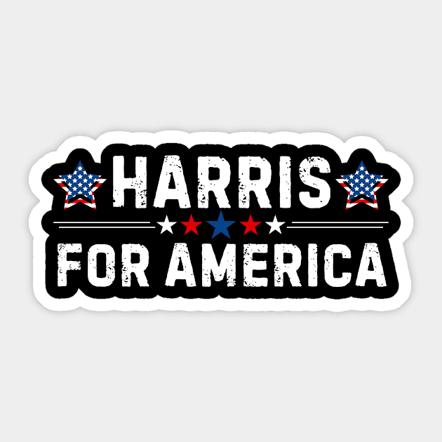 Kamala Harris For America Sticker by The WYLD Tribe